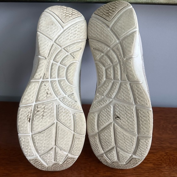 Skechers Women's Beige Slip-On Sneakers - Picture 6 of 6